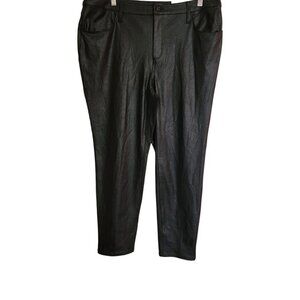 COPY - Chico's Women's Reptile 5 Pocket Vegan Suede Slim Pant Size 3R MSRP $99 …